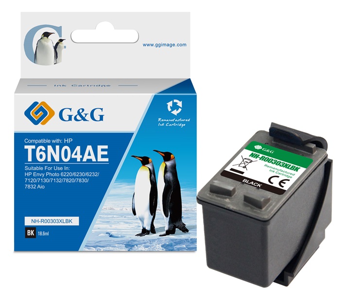 Tinteiro Reciclado G&G HP 303XL Preto 1