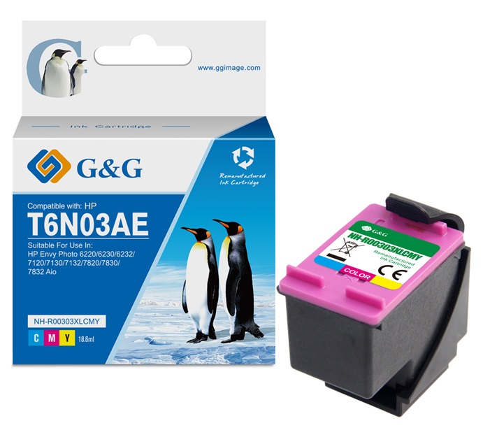 Tinteiro Reciclado G&G HP 303XL Cor 1