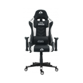 Cadeira Gaming Cromad Serie Dragon Preta/Branca image