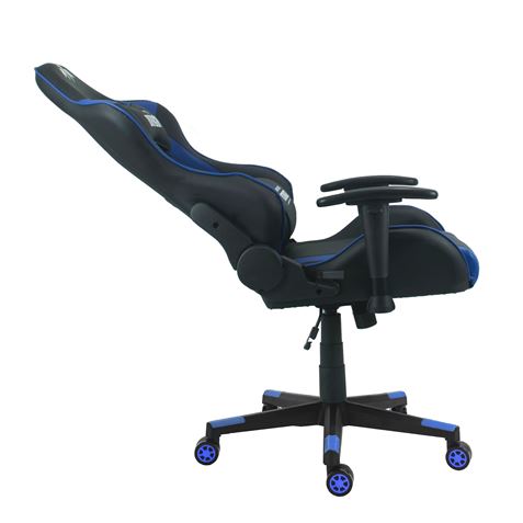 Cadeira Gaming Cromad Serie Dragon Preta/Azul 3