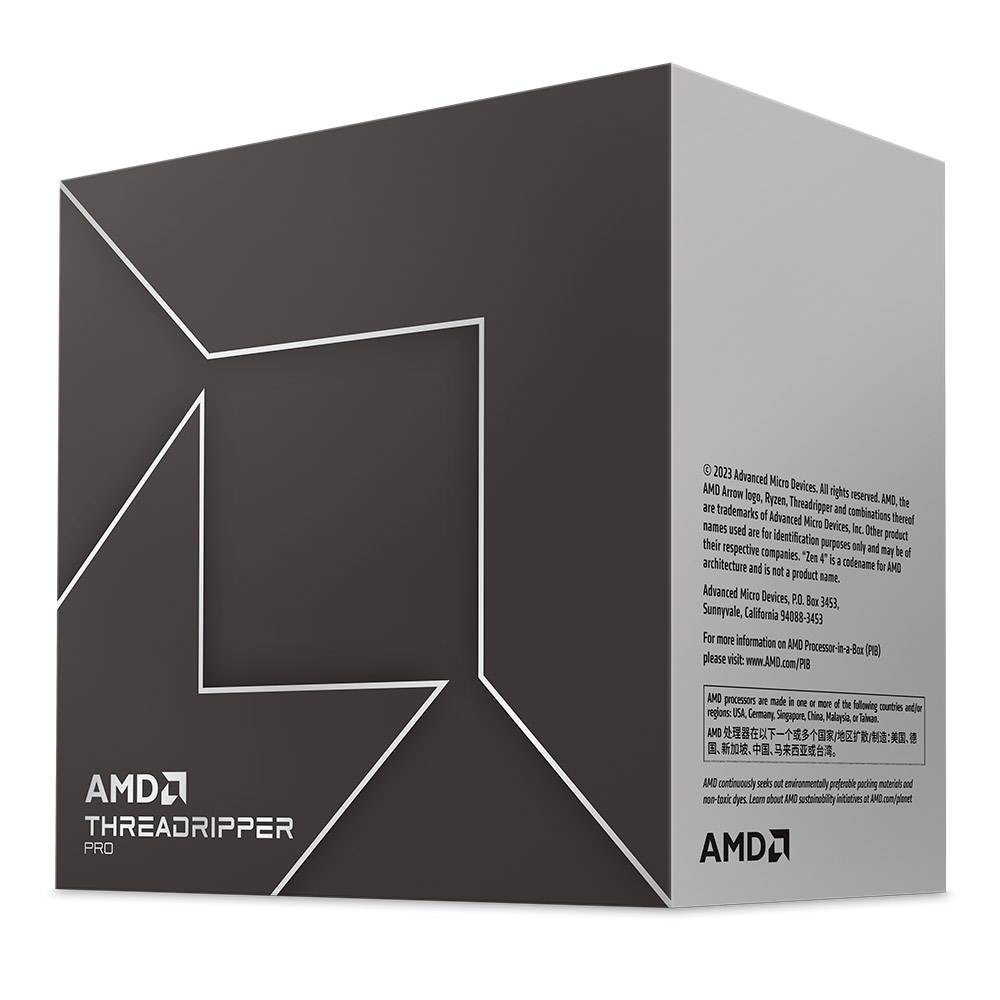 Processador AMD Ryzen Threadripper PRO 7985WX 3.2GHz c/ Turbo 5.1GHz 324MB Cache SktsTR5 2