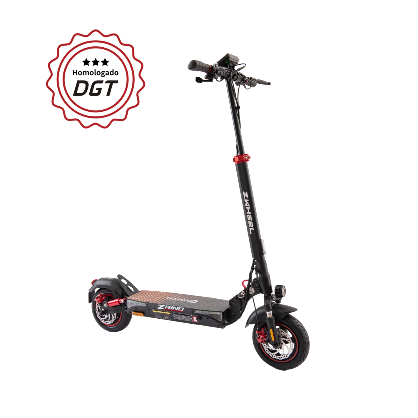 Trotinete Zwheel ZRino Homologado 600W - 50KM Preta 1