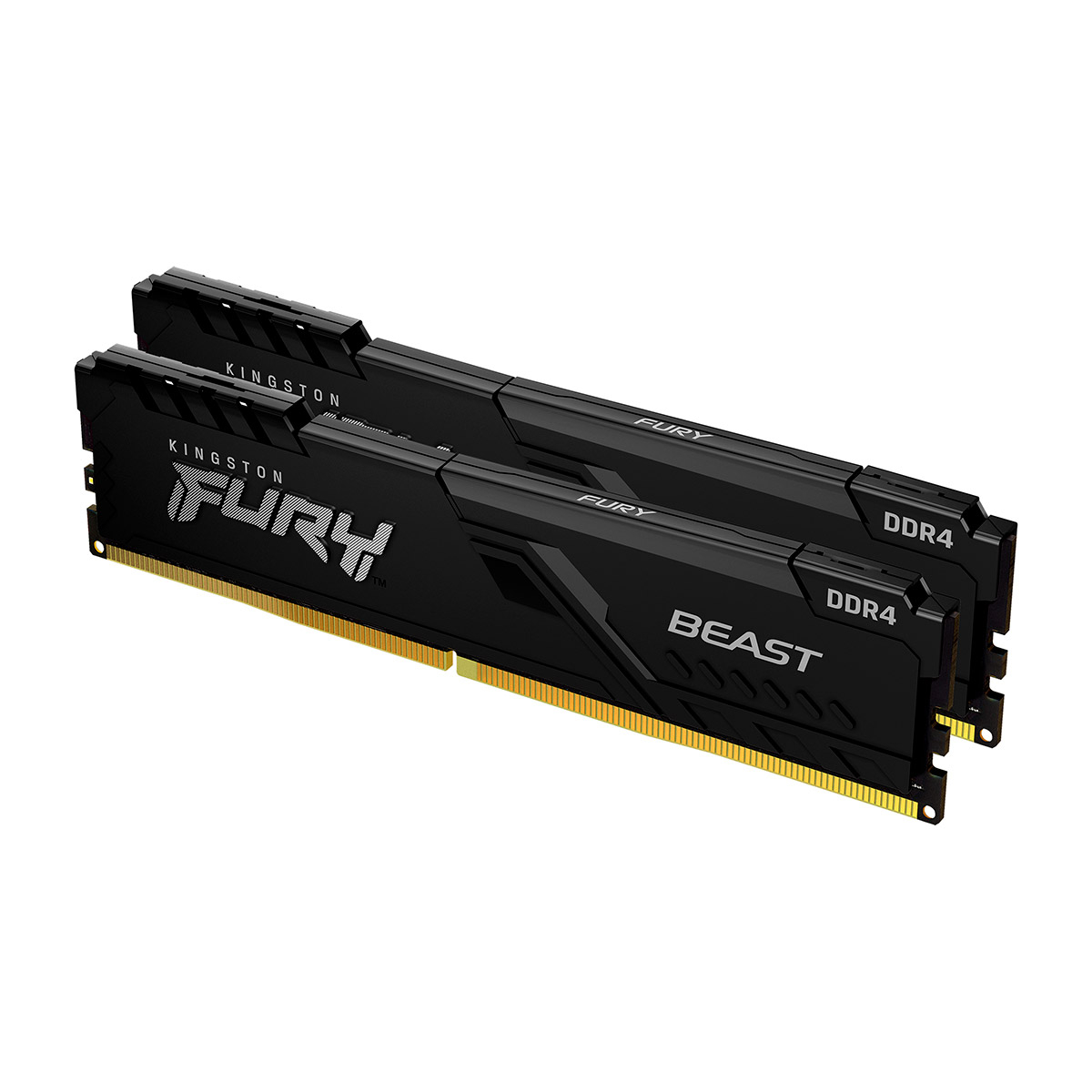 Memria RAM Kingston Fury 32GB (2x16GB) DDR4-3200MHz 1R CL16 Preta 1