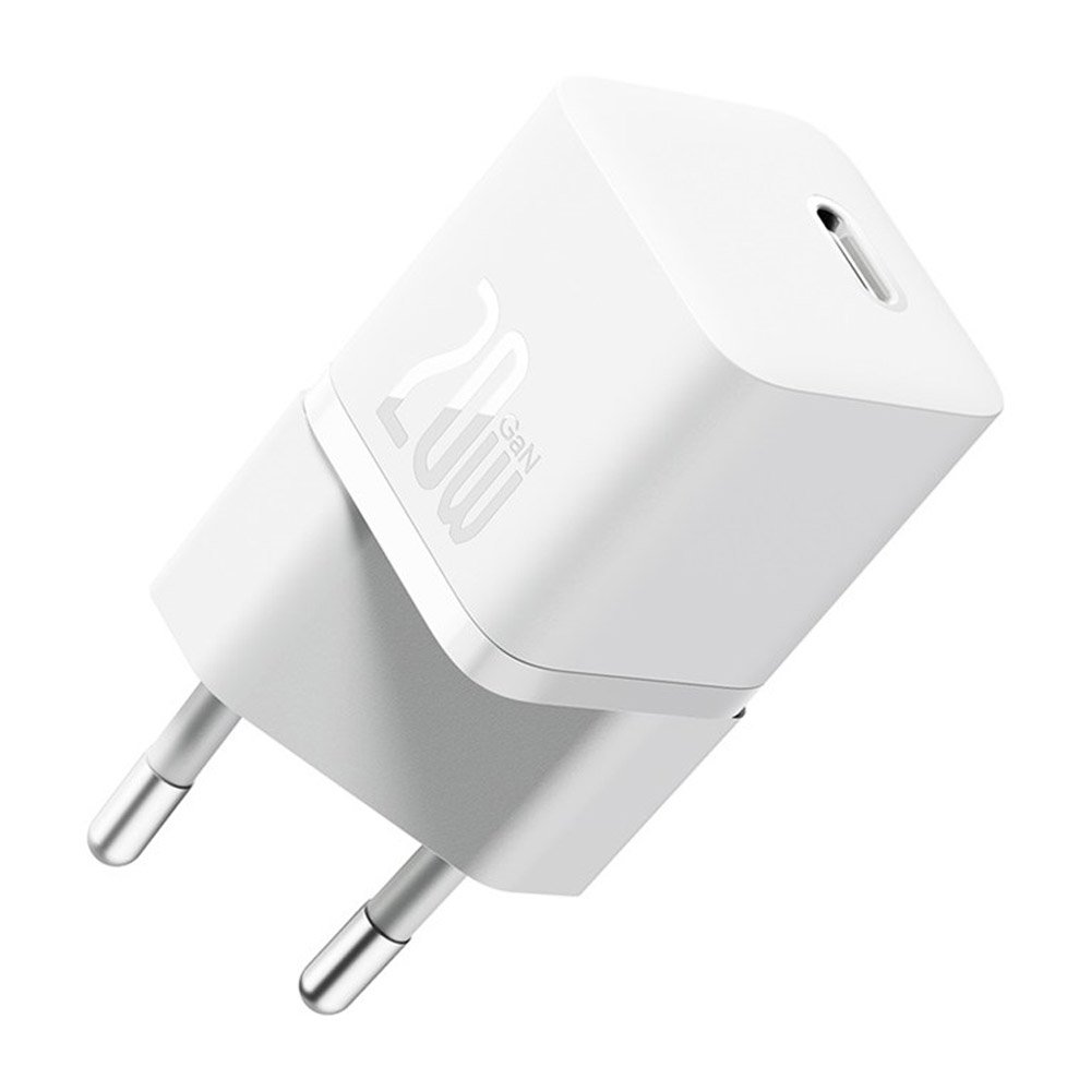 Carregador Baseus GaN5 Fast Charger (Mini) USB-C 20W Branco 1