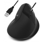 Rato Óptico Ewent EW3157 Vertical Ergonomic 1600DPI Preto image