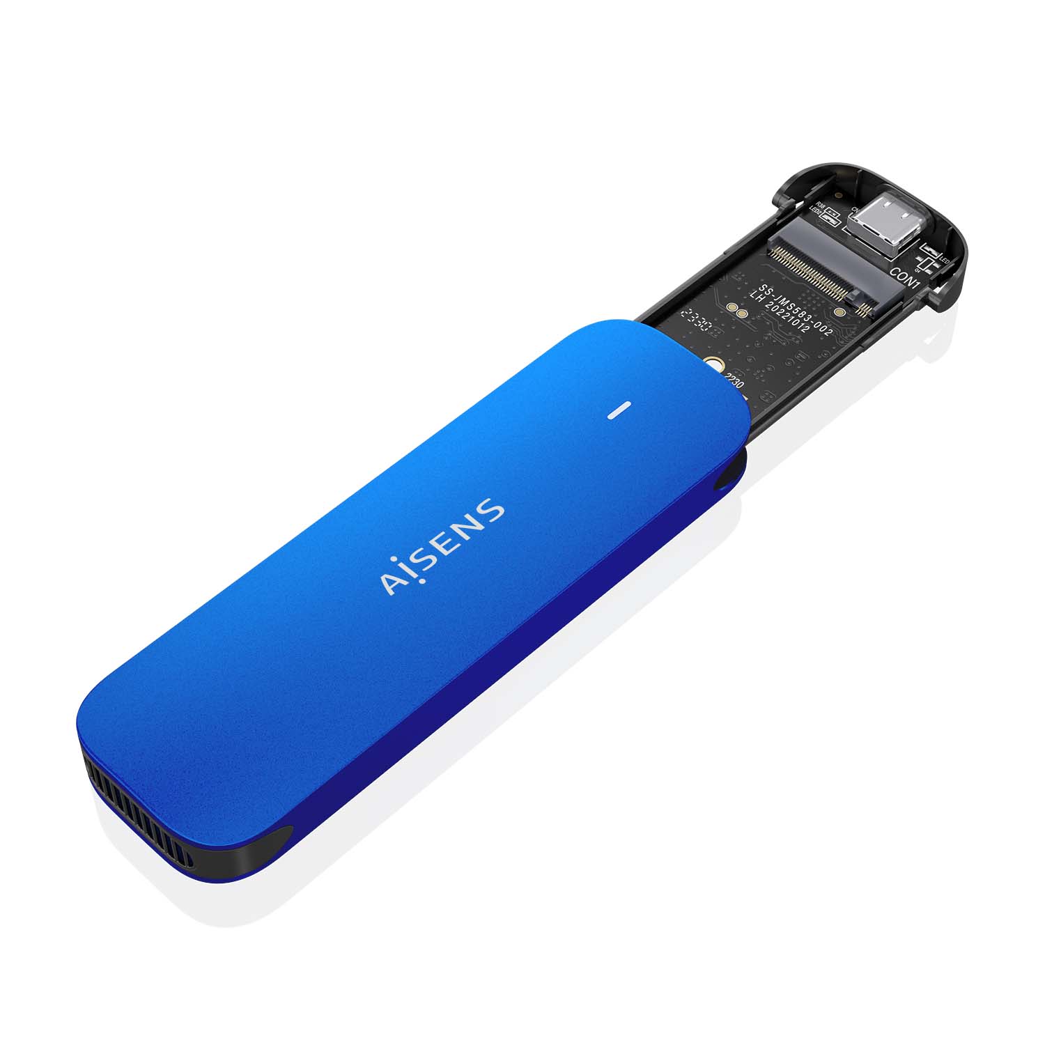 Caixa Externa Aisens M.2 ASM2-024B para SSD M.2 NVME USB 3.2 Azul 2