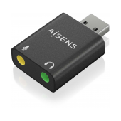 Placa de Som Aisens USB - Audio 48KHz Preto image