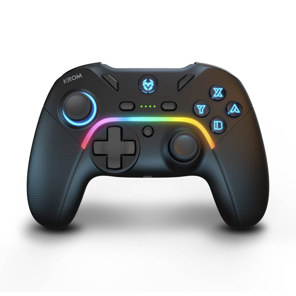 Gamepad Krom Kayros RGB Advanced Wireless Preto 1