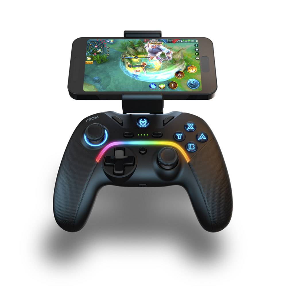 Gamepad Krom Kayros RGB Advanced Wireless Preto 2