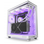Caixa ATX NZXT H6 Flow RGB Branca Vidro Temperado image