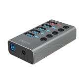 Hub USB3.2 LogiLink 4x USB-A 3.2 + 1x USB-A Fast Charging image