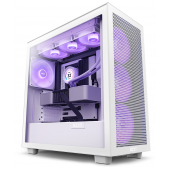 Caixa ATX NZXT H7 Flow RGB Branca Vidro Temperado image