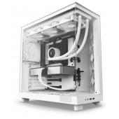 Caixa ATX NZXT H6 Flow Preta Vidro Branca image