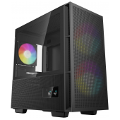 Caixa Micro-ATX Deepcool CH360 Digital Preta Vidro Temperado image