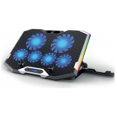 Base de Refrigeração eWent Gaming para Portátil com 6 ventoinhas LED 15.6 image