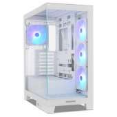 Caixa ATX Nox Hummer Glock Frameless Glass ARGB Branca image