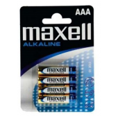 Pack 4 Pilhas Alcalinas Maxell AAA LR03 1.5V image