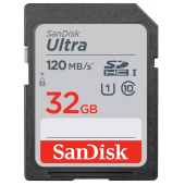 Cartão de Memória SD SanDisk Ultra 32GB SDHC UHS-I/SDXC UHS-I 120MB/s image
