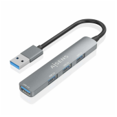Aisens Hub USB-A 3.0 - 3x USB-A 2.0 Alumínio image