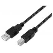 Cabo Aisens USB 2.0 Type-A M p/ Type-B M Impressora 4.5m Preto image