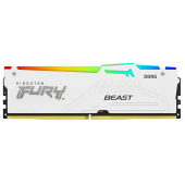 Memória RAM Kingston Fury Beast RGB White (Intel XMP) 16GB (1x16GB) DDR5-6000MHz CL40 Branca image