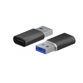 Adaptador Aisens Mini USB 3.2 Gen2 / USB 2.0 3A, Tipo USB-C/HA/M, Preto image