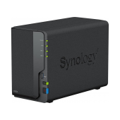 NAS Synology DiskStation DS223 | 2 Baías | CPU 4-Core Realtek RTD1619B | RAM 2GB DDR4 | Preto image