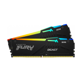 Memória RAM Kingston Fury Beast RGB 64GB (2x32GB) DDR5-6000MHz 2R CL30 Preta image