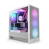 Caixa ATX NZXT H5 Flow RGB Vidro Temperado Branca image