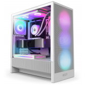 Caixa ATX NZXT H5 Flow RGB Vidro Temperado Branca image