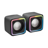 Colunas Mars Gaming MSCUBE 8W RMS Preta image