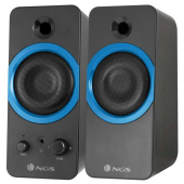 Colunas NGS GSX-200 USB 2.0 Gaming 20W Supergraves Preto Mate image