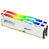 Memória RAM Kingston Fury Beast RGB 32GB (2x16GB) DDR5-6000MHz 2R CL36 Branca image
