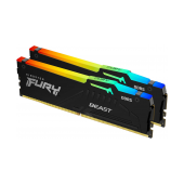 Memória RAM Kingston Fury Beast RGB 32GB (2x16GB) DDR5-6000MHz 2R CL30 Preta image
