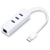 Hub TP-Link 3-Port USB 3.0 + RJ45 Ethernet image