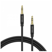 Cabo de Audio Jack 3.5 Vention Estereo Jack 3.5mm M p/ Jack 3.5mm M 1.5m Preto image