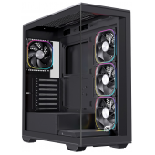Caixa ATX Einarex Prisma S700 RGB Vidro Temperado Preto image