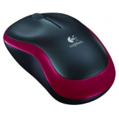 Rato Óptico Logitech Wireless M185 Vermelho/Preto image