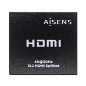 Duplicador HDMI Aisens 4K@30HZ com Alimentação Preto image