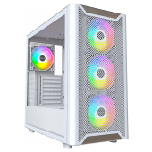 Caixa ATX Montech XR RGB Vidro Temperado Branco/Madeira image