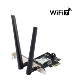 Placa de Rede PCI-Express Asus PCE-BE6500 Wi-Fi 7 Tri-Band 6GHz 4096-QAM + Bluetooth 5.4 image