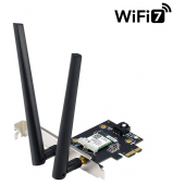 Placa de Rede PCI-Express Asus PCE-BE6500 Wi-Fi 7 Tri-Band 6GHz 4096-QAM + Bluetooth 5.4 image