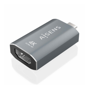 Adaptador Aisens USB-C a HDMI 2.0 4K@60Hz Cinzento image