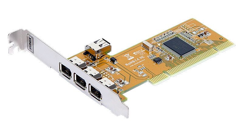 Placa PCI Firewire 3 portas externas e 1 interna 1