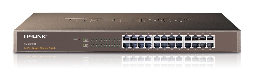 Switch TP-Link 24 Portas Gigabit Rack - TL-SG1024 1