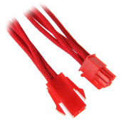 BitFenix 4-pin ATX extensão 45cm sleeved red image
