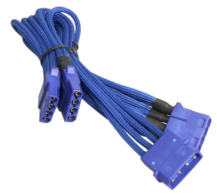 BitFenix Molex para 3x Molex 55cm azul 2