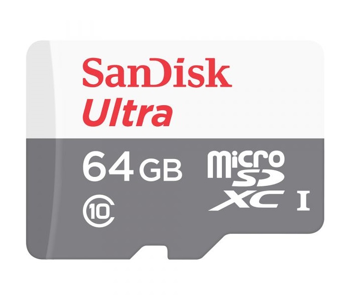 SanDisk Ultra microSDXC UHS-I 64GB C10 c/Adap 1