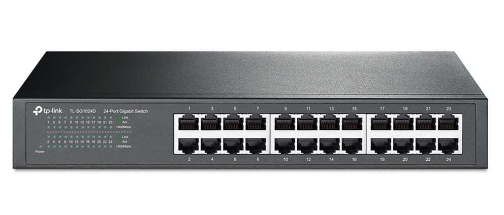 Switch TP-Link TL-SG1024D Gigabit 24 Portas - TL-SG1024D 1