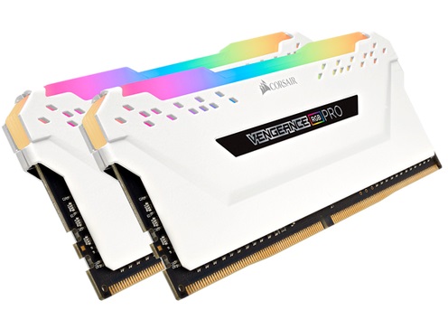 Memria RAM Corsair Vengeance RGB PRO DDR4 16GB (2x8GB) 3200MHZ Branco 1